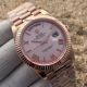 Copy Rolex Day-Date 40MM Rose Gold Roman Markers Pink Dial Man's Watch (2)_th.jpg